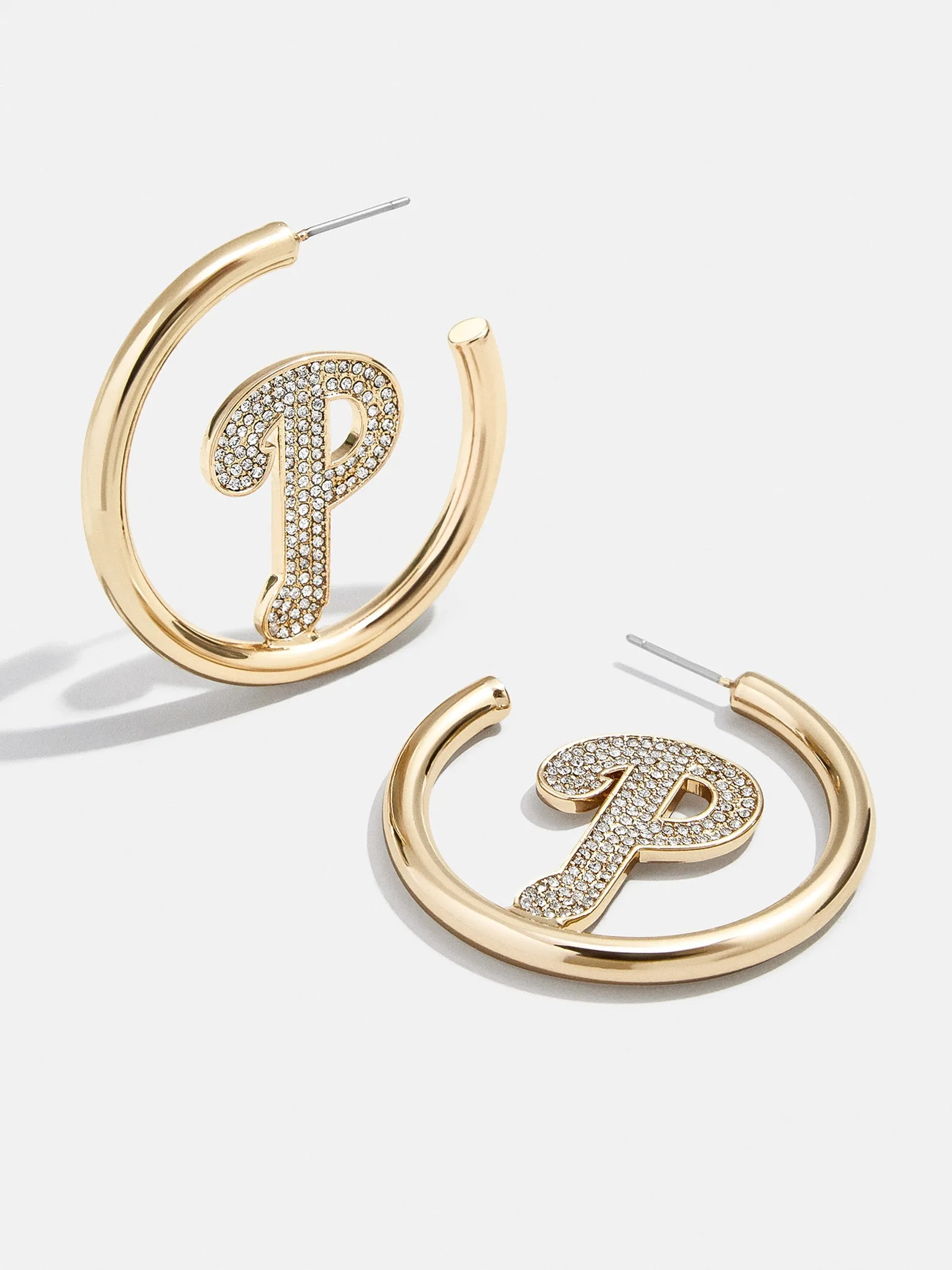 MLB Gold Logo Hoops - Philadelphia Phillies sold by BaubleBar