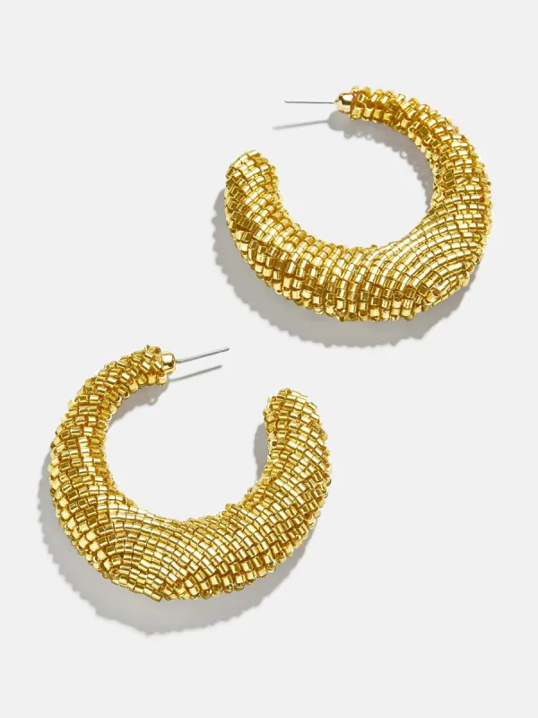 Callie Earrings - Gold made by BaubleBar