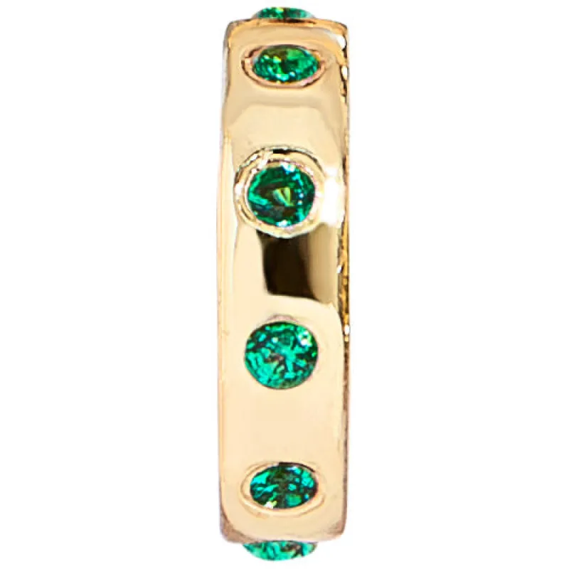 18K Gold Birthstone Charm Beads - Emerald sold by BaubleBar