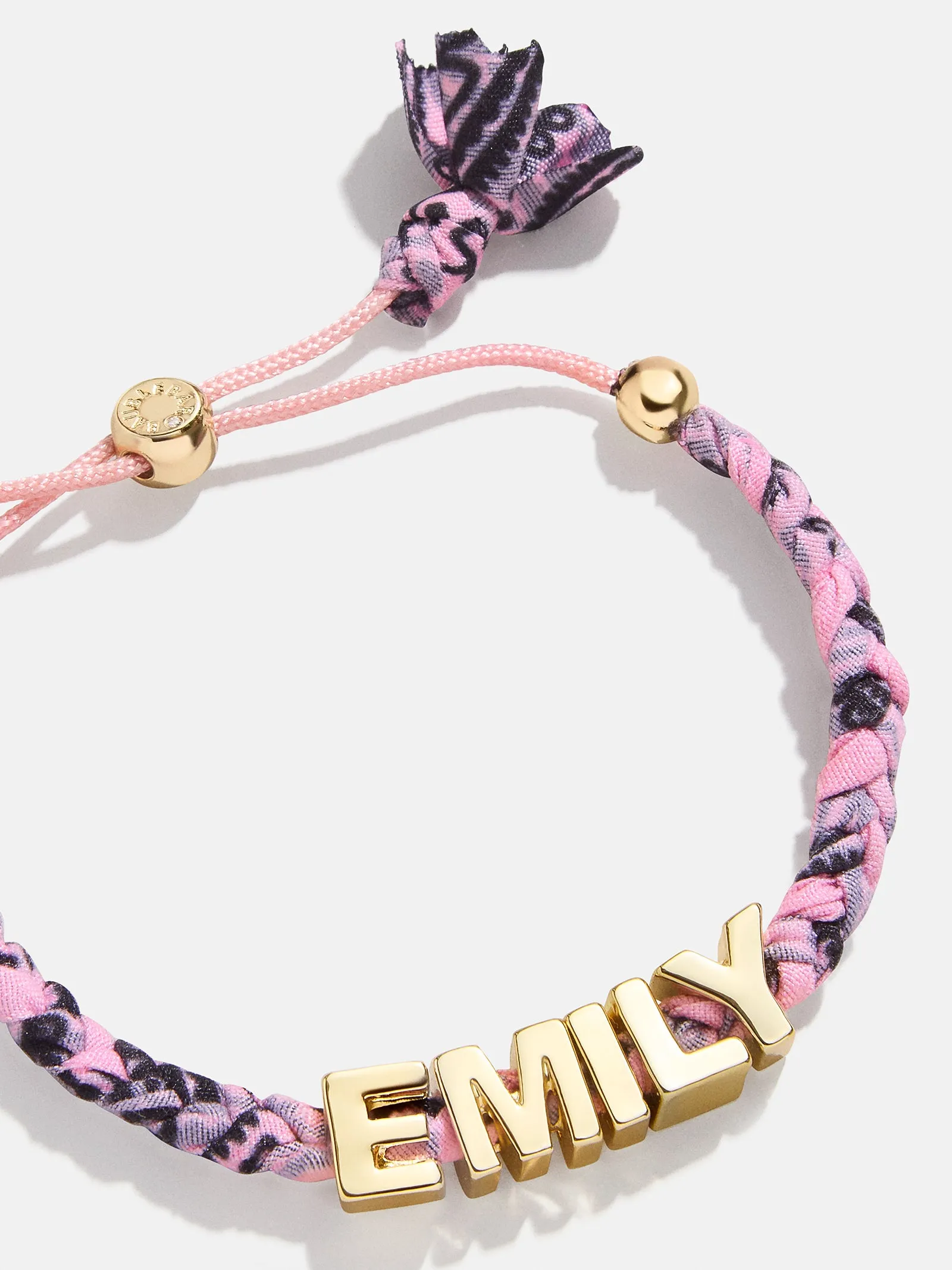 Bandana Custom Nameplate Bracelet - Blush sold by BaubleBar