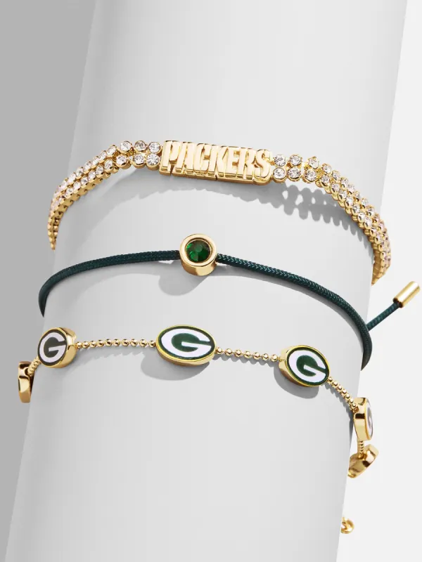 NFL Bracelet Set - Green Bay Packers sold by BaubleBar