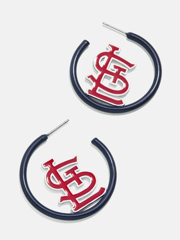 MLB Enamel Hoops - St. Louis Cardinals sold by BaubleBar