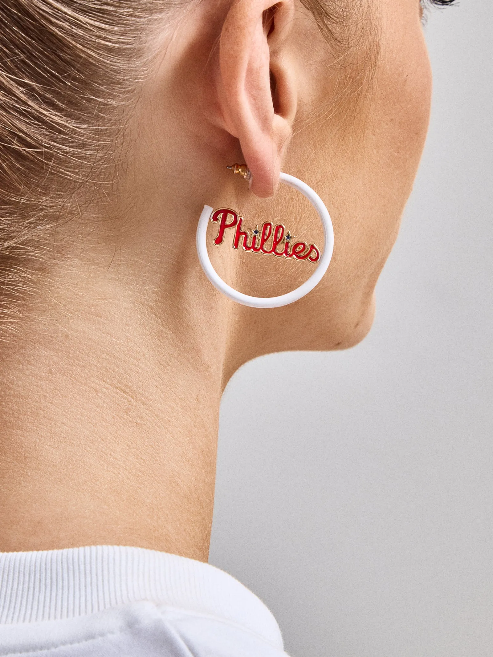 MLB Enamel Hoops - Philadelphia Phillies sold by BaubleBar product image thumbnail 2