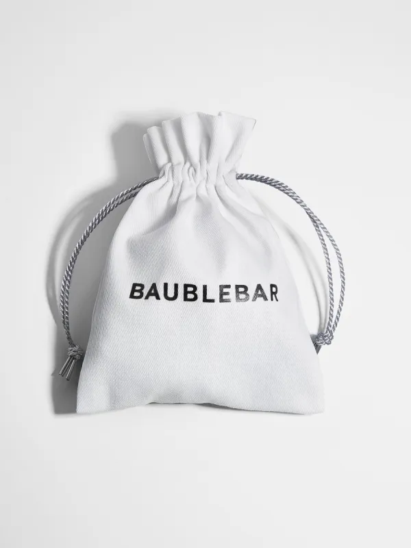 Medium White Pouch - Medium Pouch sold by BaubleBar