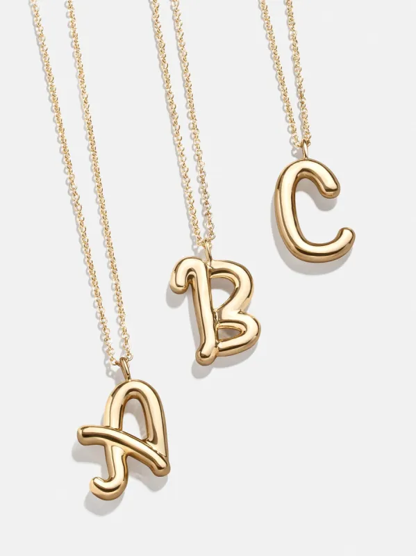 Bubble Script Initial Necklace - Bubble Script sold by BaubleBar