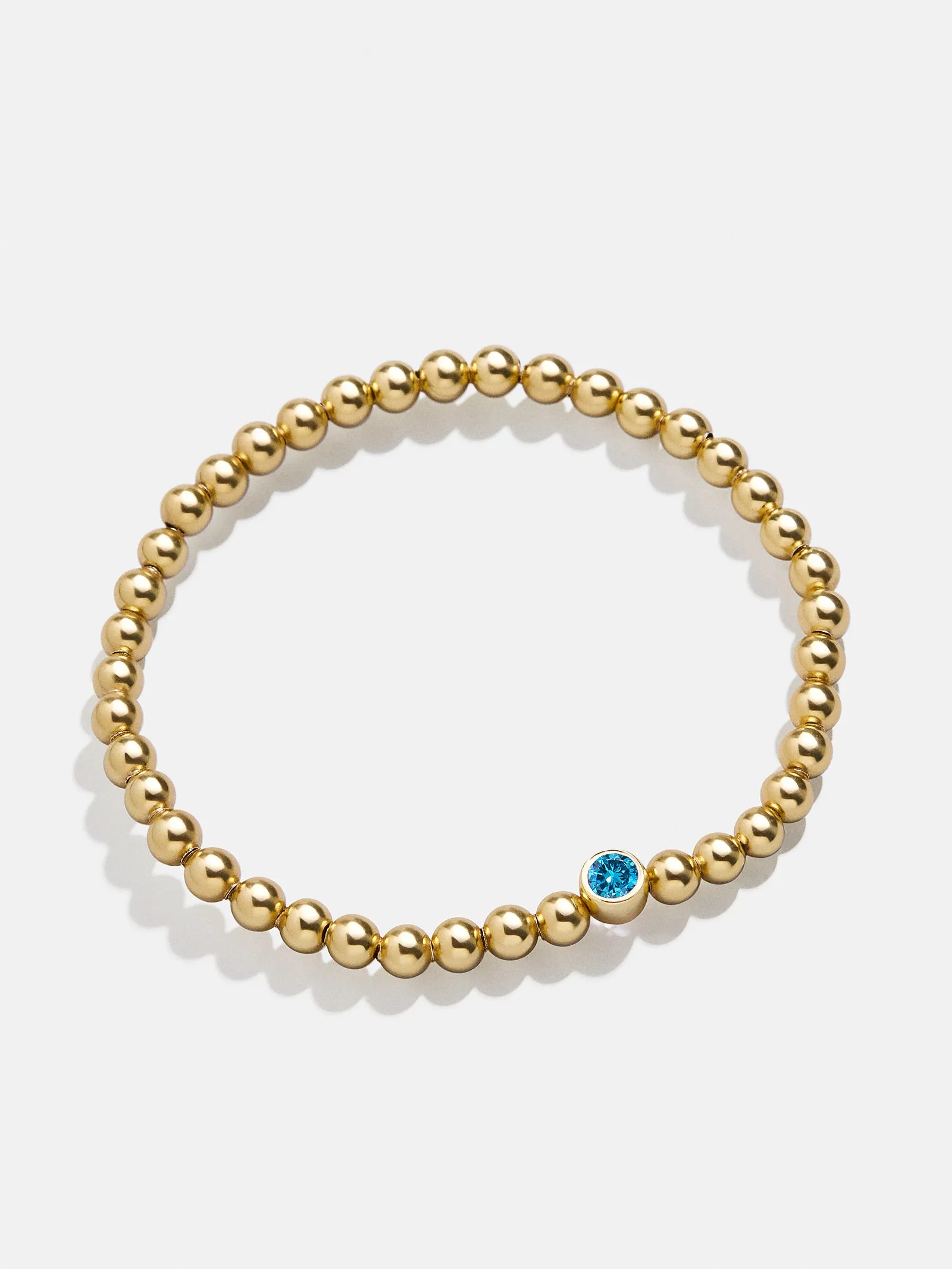 18K Gold Birthstone Pisa Bracelet - Blue Zircon sold by BaubleBar product image thumbnail 3