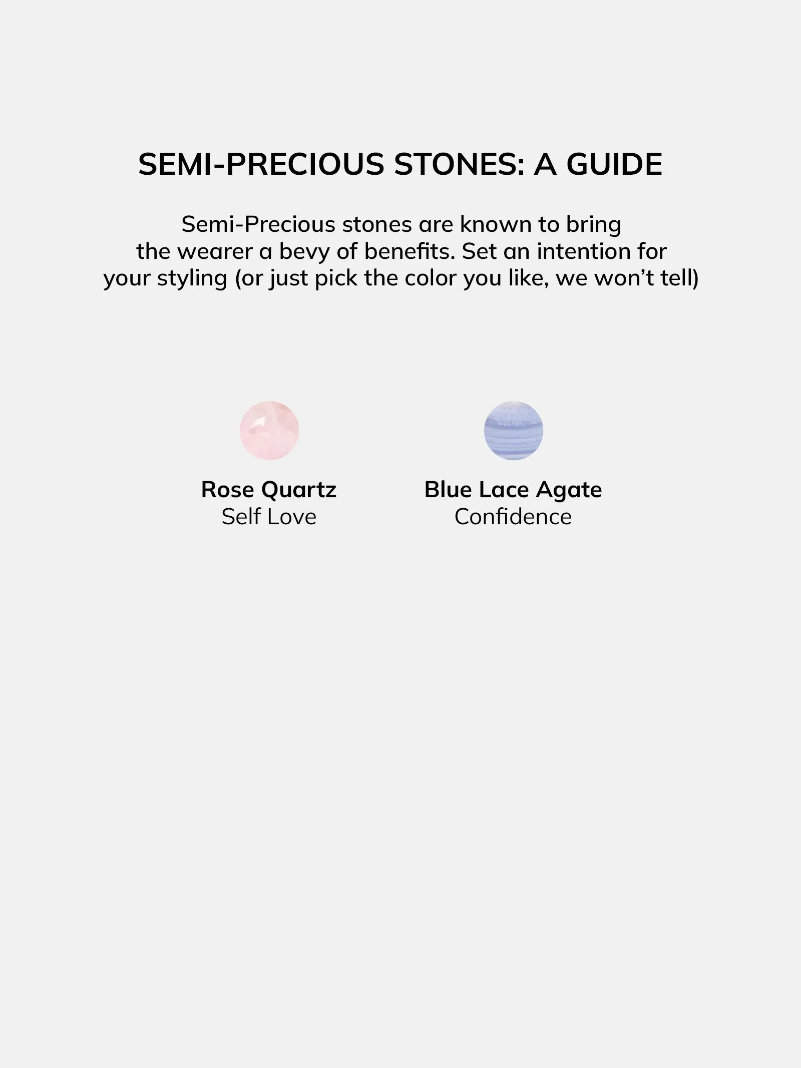 Semi-Precious Juno Earrings - Blue Lace Agate Stone sold by BaubleBar product image thumbnail 3