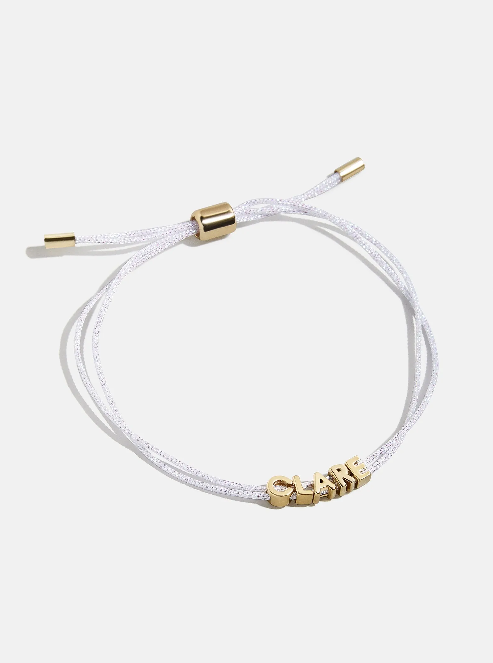 Custom Cord Bracelet - White sold by BaubleBar product image thumbnail 3
