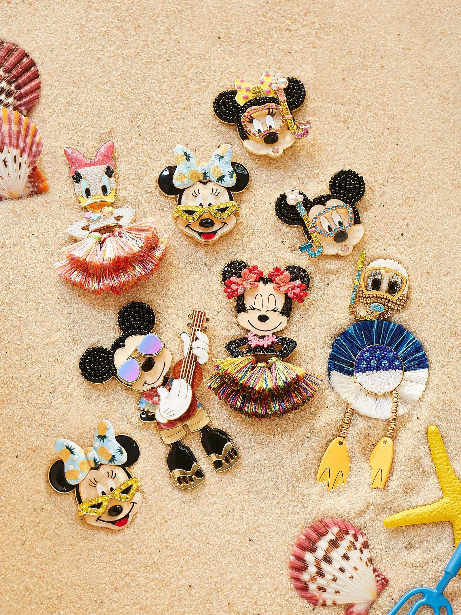 Mickey Mouse and Minnie Mouse Disney Snorkel Earrings - Multi sold by BaubleBar product image thumbnail 5