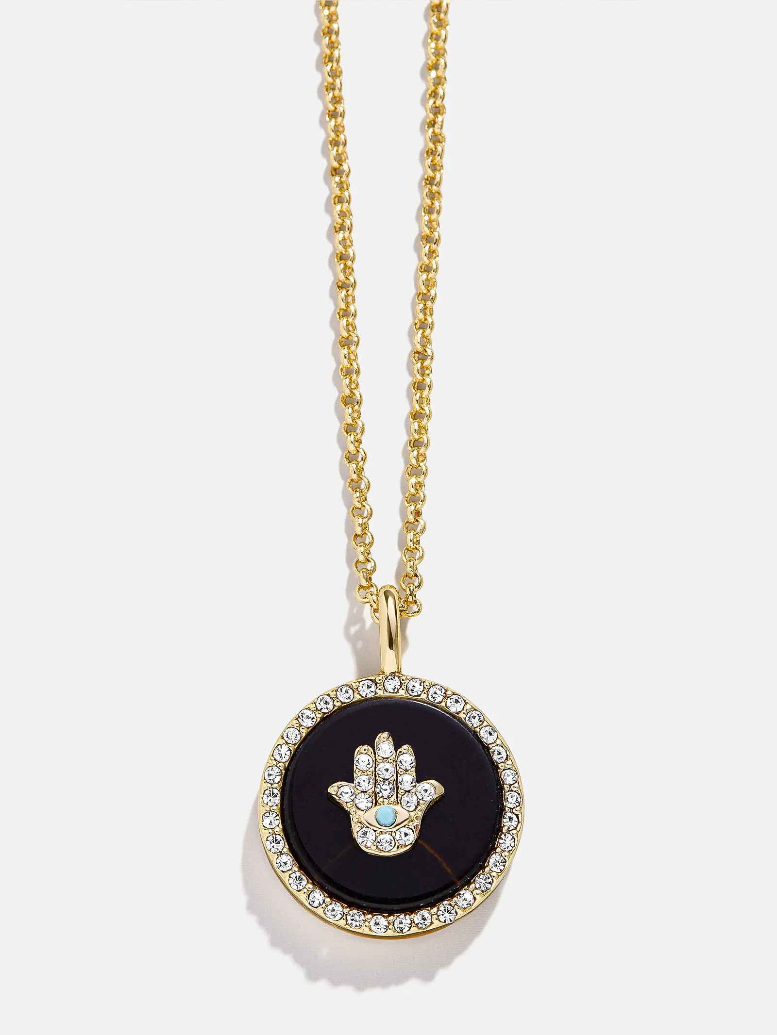 Semi-Precious Custom Medallion - Black Onyx sold by BaubleBar product image thumbnail 3