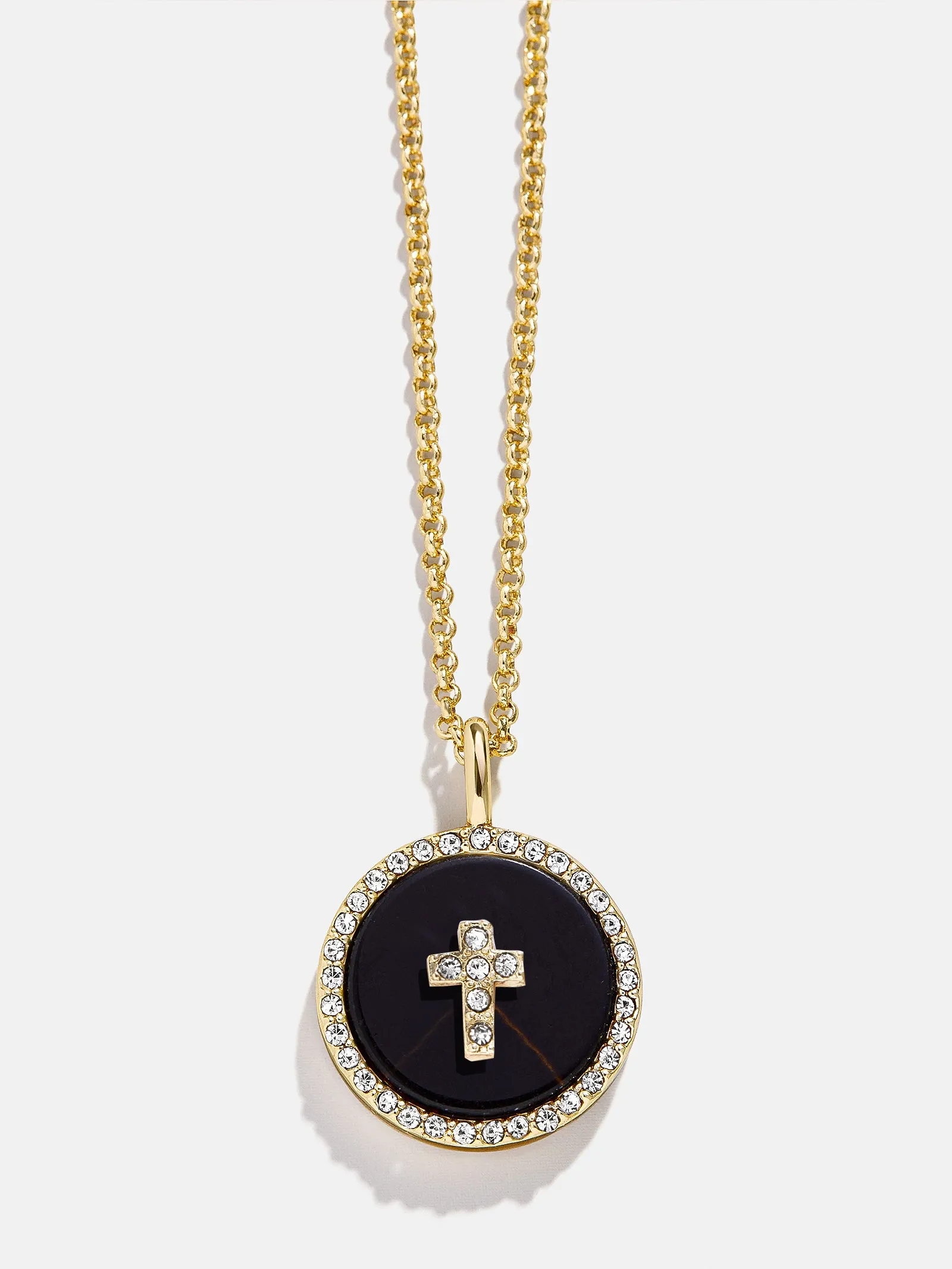 Semi-Precious Custom Medallion - Black Onyx sold by BaubleBar