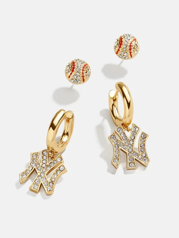 MLB Earring Set - New York Yankees sold by BaubleBar