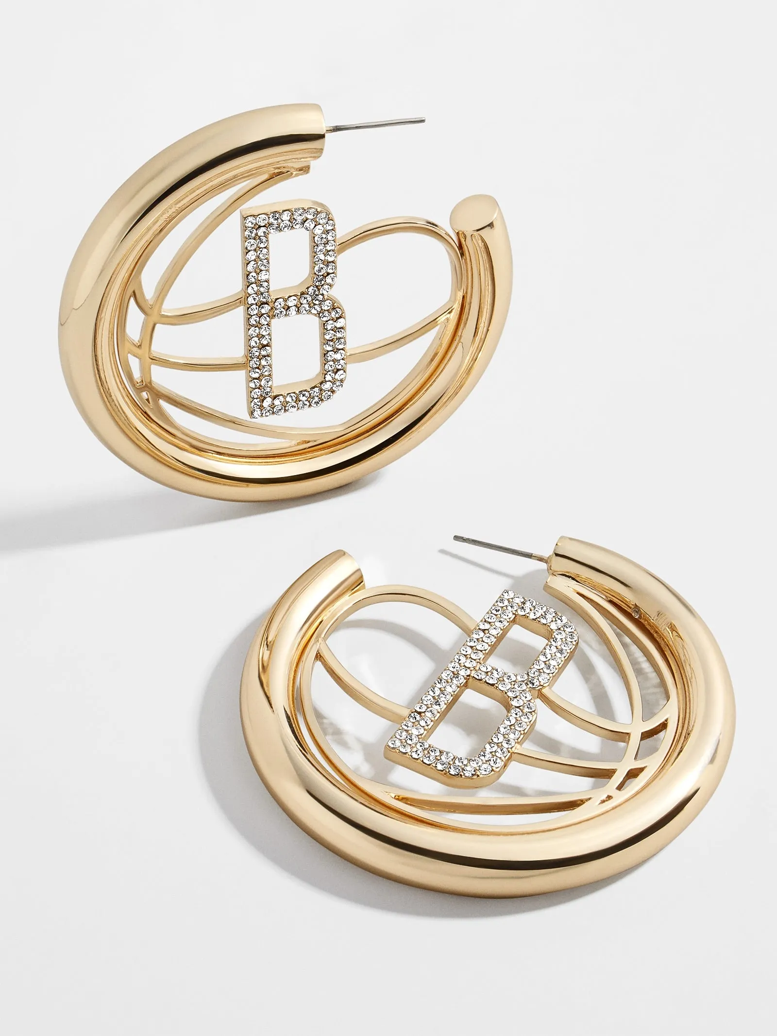 Brooklyn Nets Logo Hoops - Brooklyn Nets sold by BaubleBar