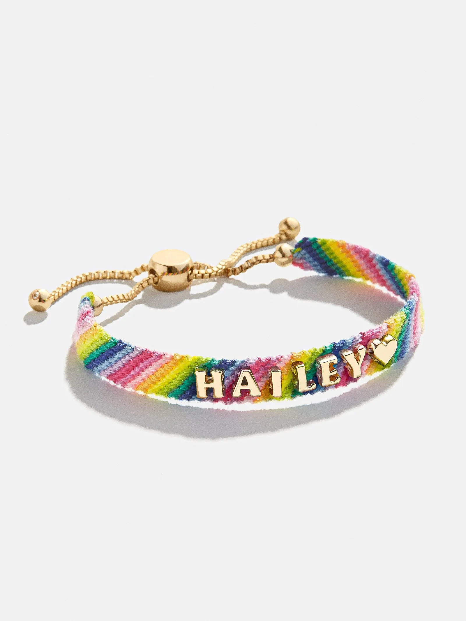 Woven Custom Friendship Bracelet - Rainbow Diagonal sold by BaubleBar product image thumbnail 4