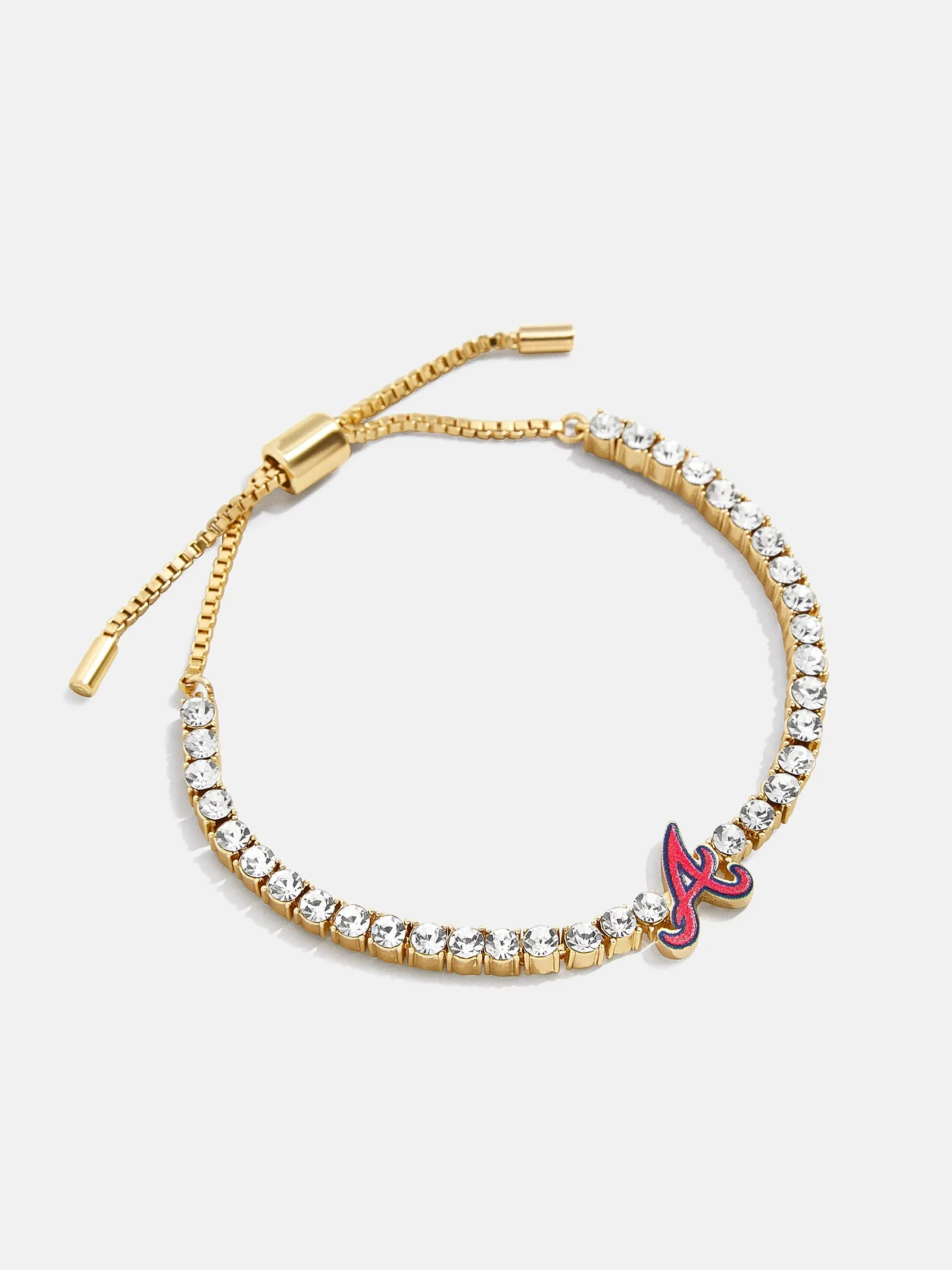 MLB Gold Tennis Bracelet - Atlanta Braves sold by BaubleBar product image thumbnail 3