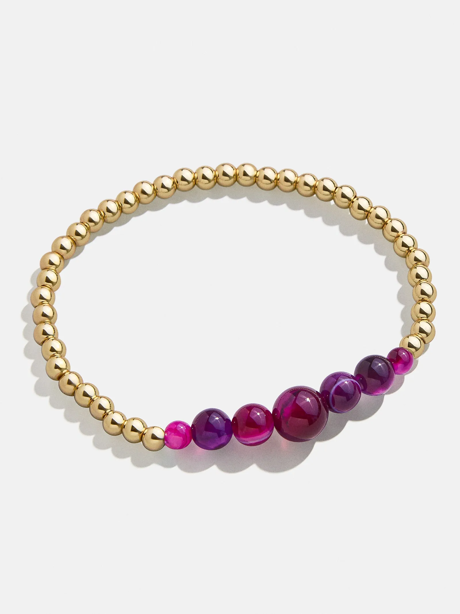 Adia Bracelet - Pink Agate sold by BaubleBar product image thumbnail 2