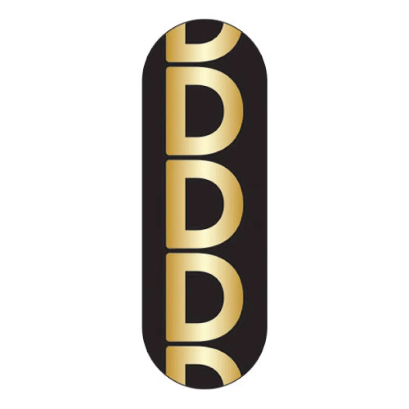 Black Initial Bead Charm - D sold by BaubleBar