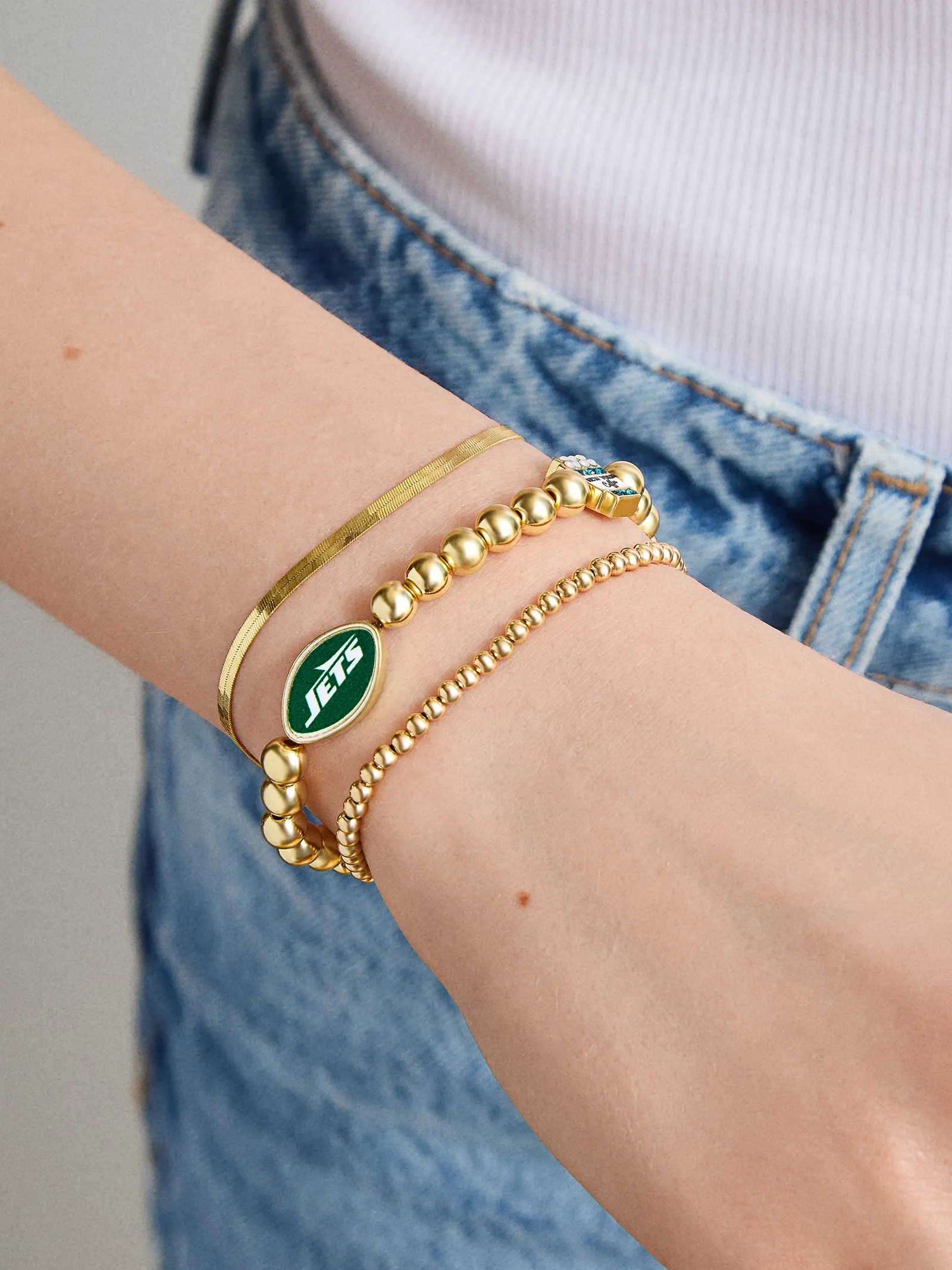 NFL Pisa Charm Bracelet - New York Jets sold by BaubleBar product image thumbnail 2