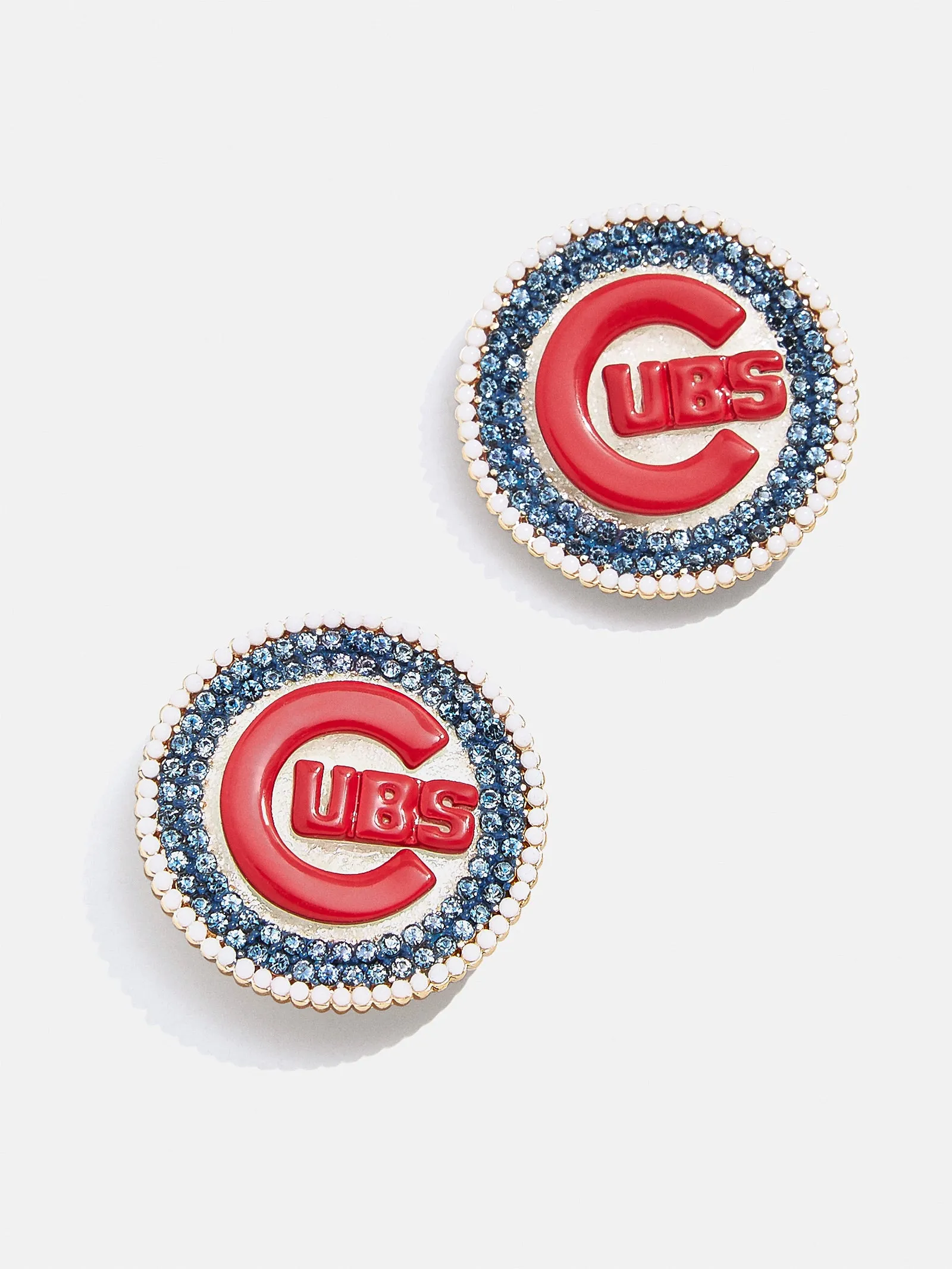 MLB Statement Stud Earrings - Chicago Cubs sold by BaubleBar