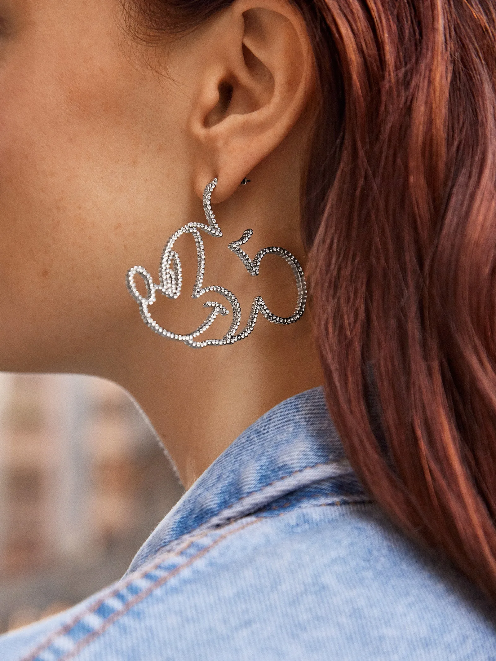 Mickey Mouse Disney Outline Earrings - Mickey Mouse sold by BaubleBar product image thumbnail 4