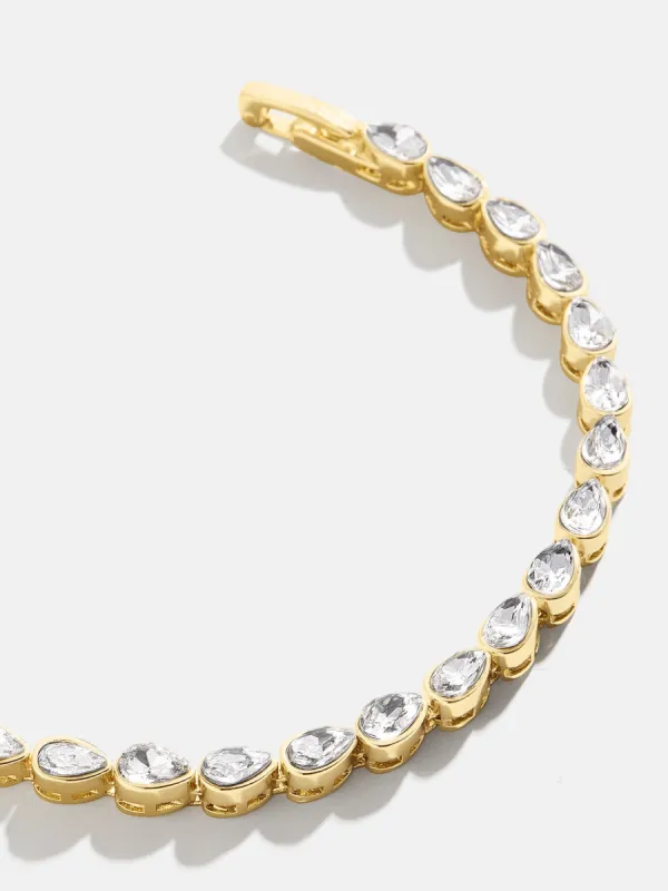 Angie Tennis Bracelet - Gold/Pavé sold by BaubleBar