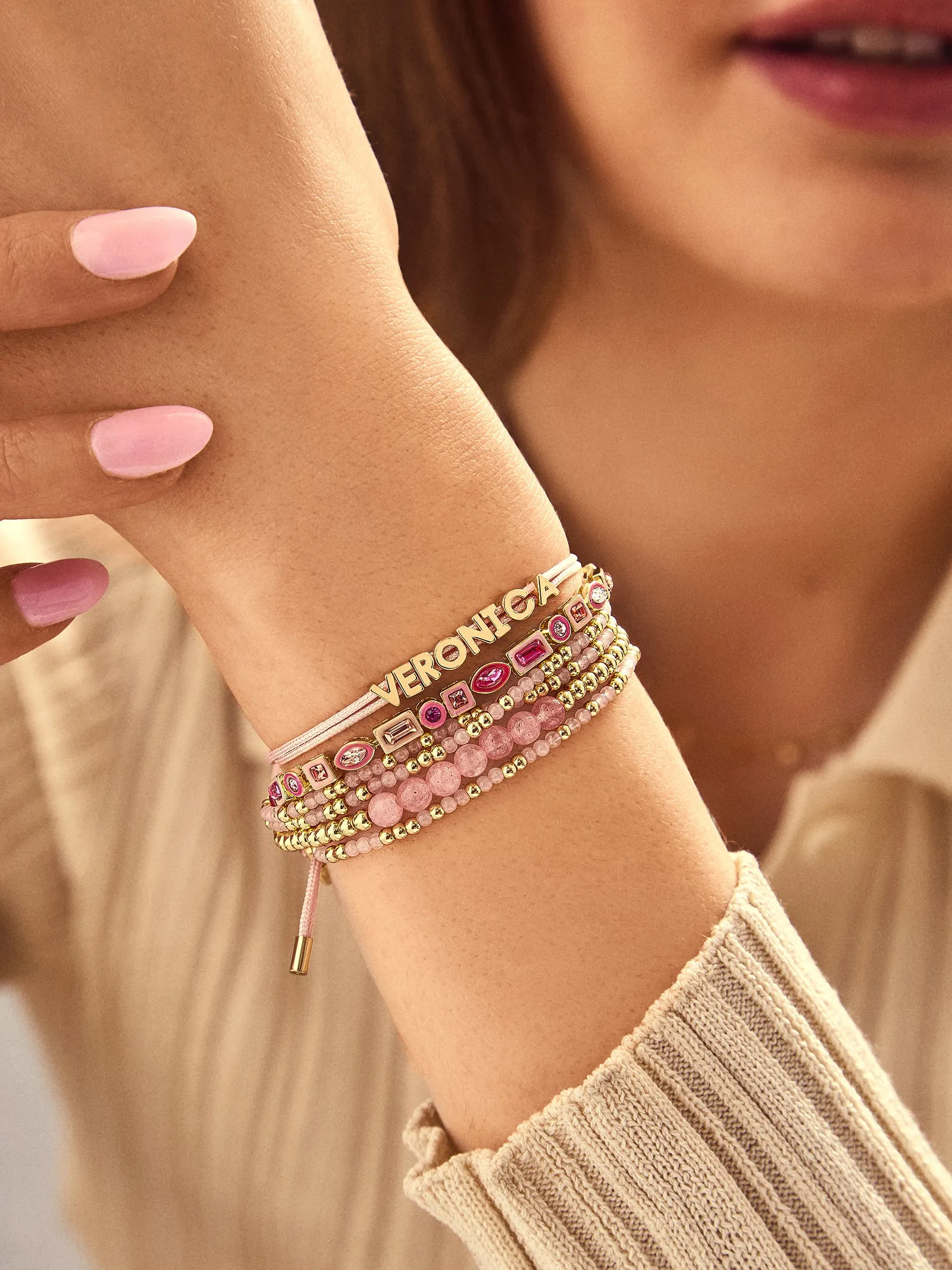 Kayden Bracelet - Pink Ombre sold by BaubleBar product image thumbnail 2