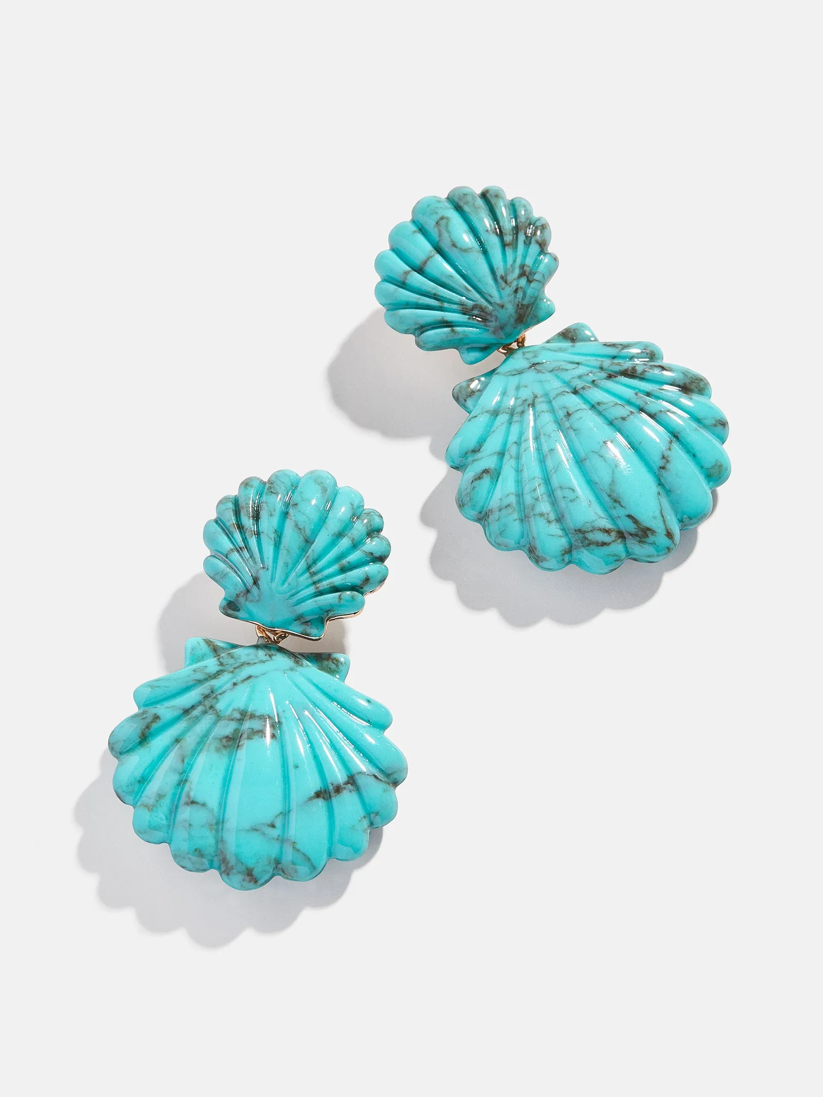Out of This Shell Earrings - Turquoise sold by BaubleBar