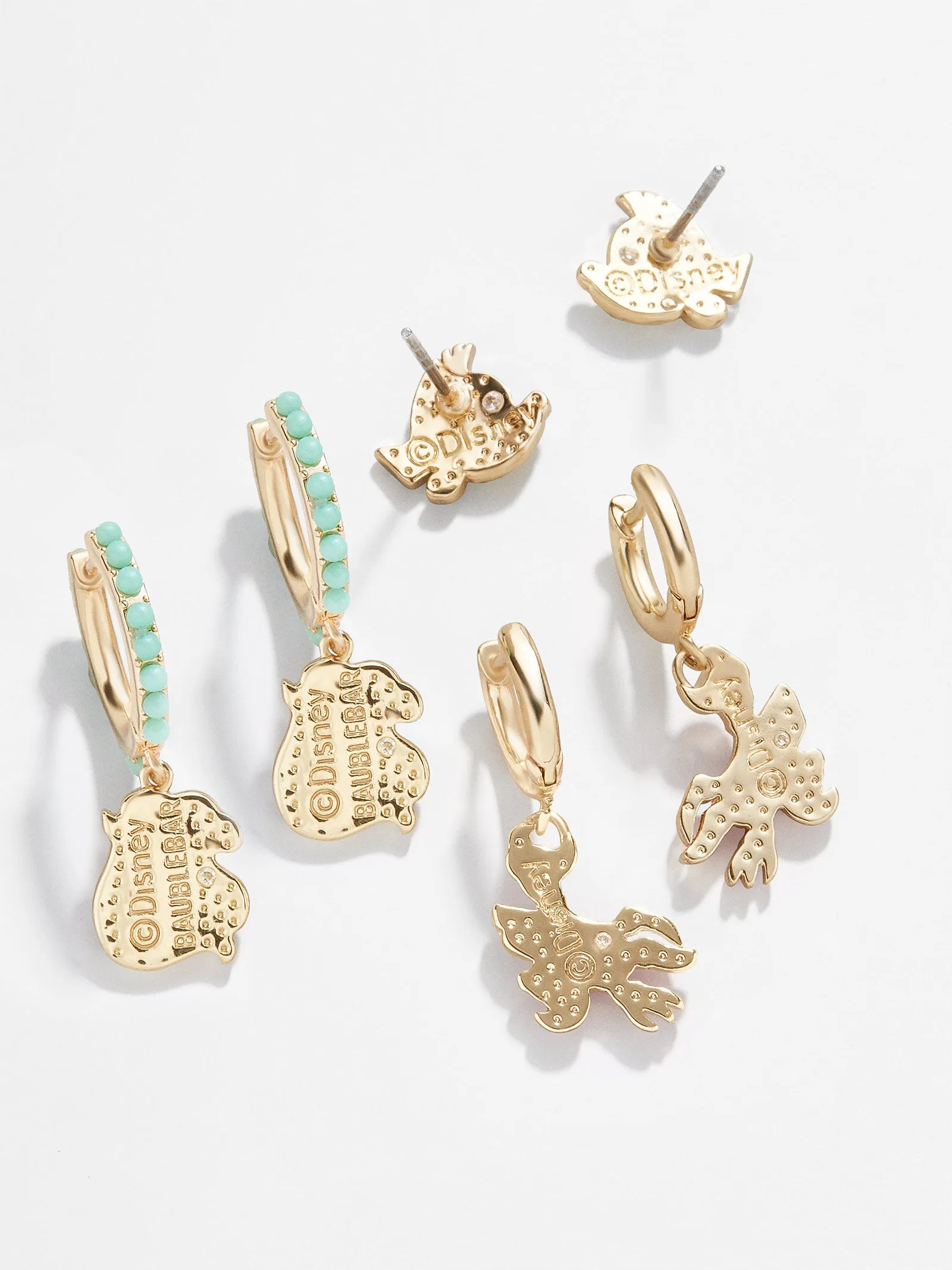 The Little Mermaid disney Princess Earring Set - Red sold by BaubleBar product image thumbnail 3