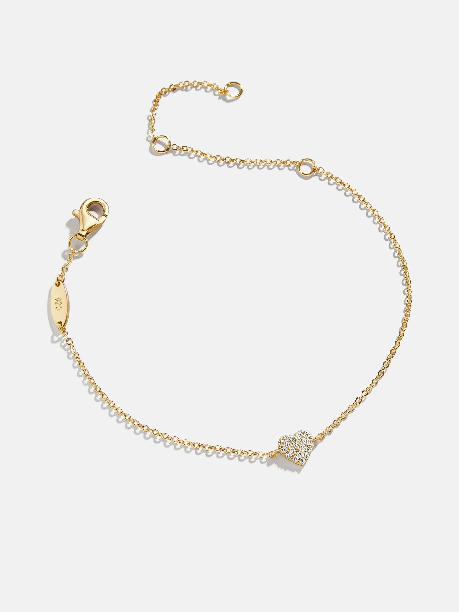 18K Gold Heart Bracelet - Heart sold by BaubleBar product image thumbnail 3