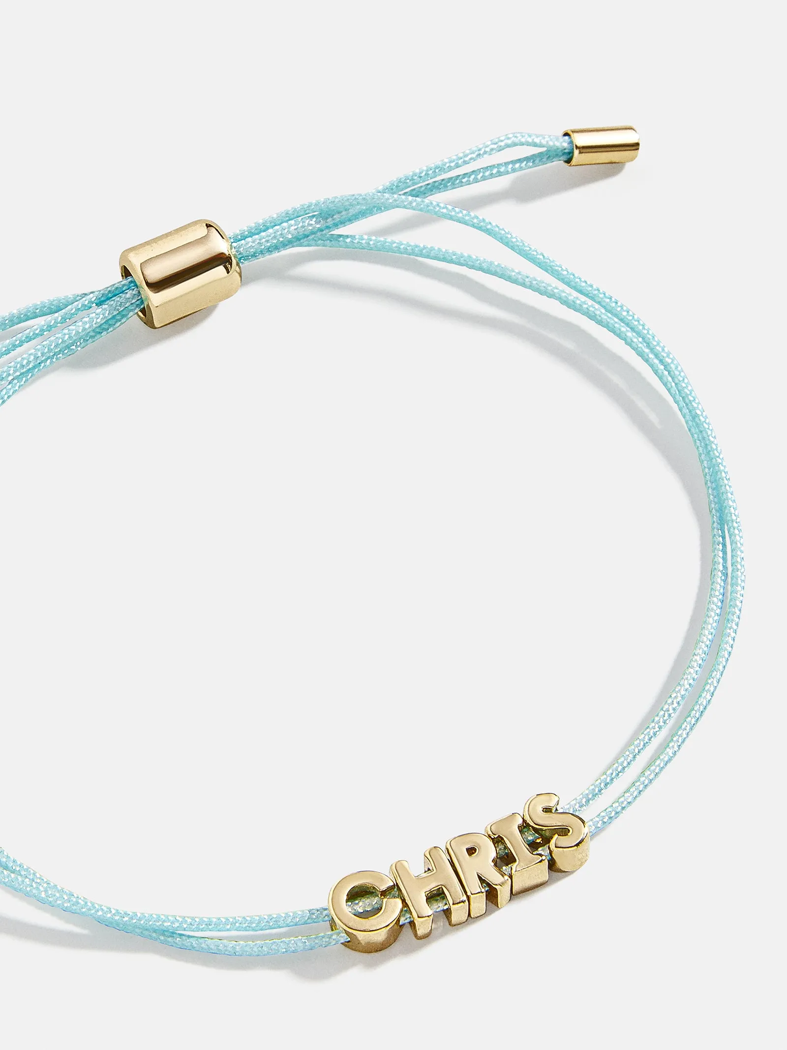 Custom Cord Bracelet - Neon Blue sold by BaubleBar