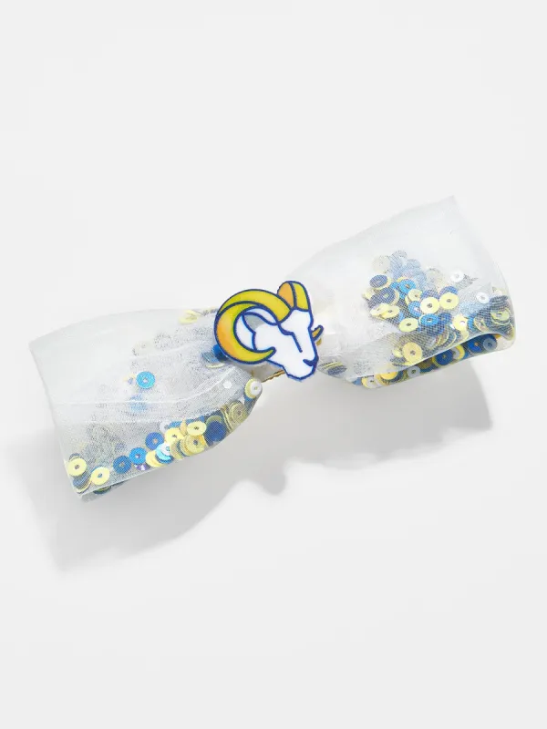 NFL Hair Bow - LA Rams sold by BaubleBar