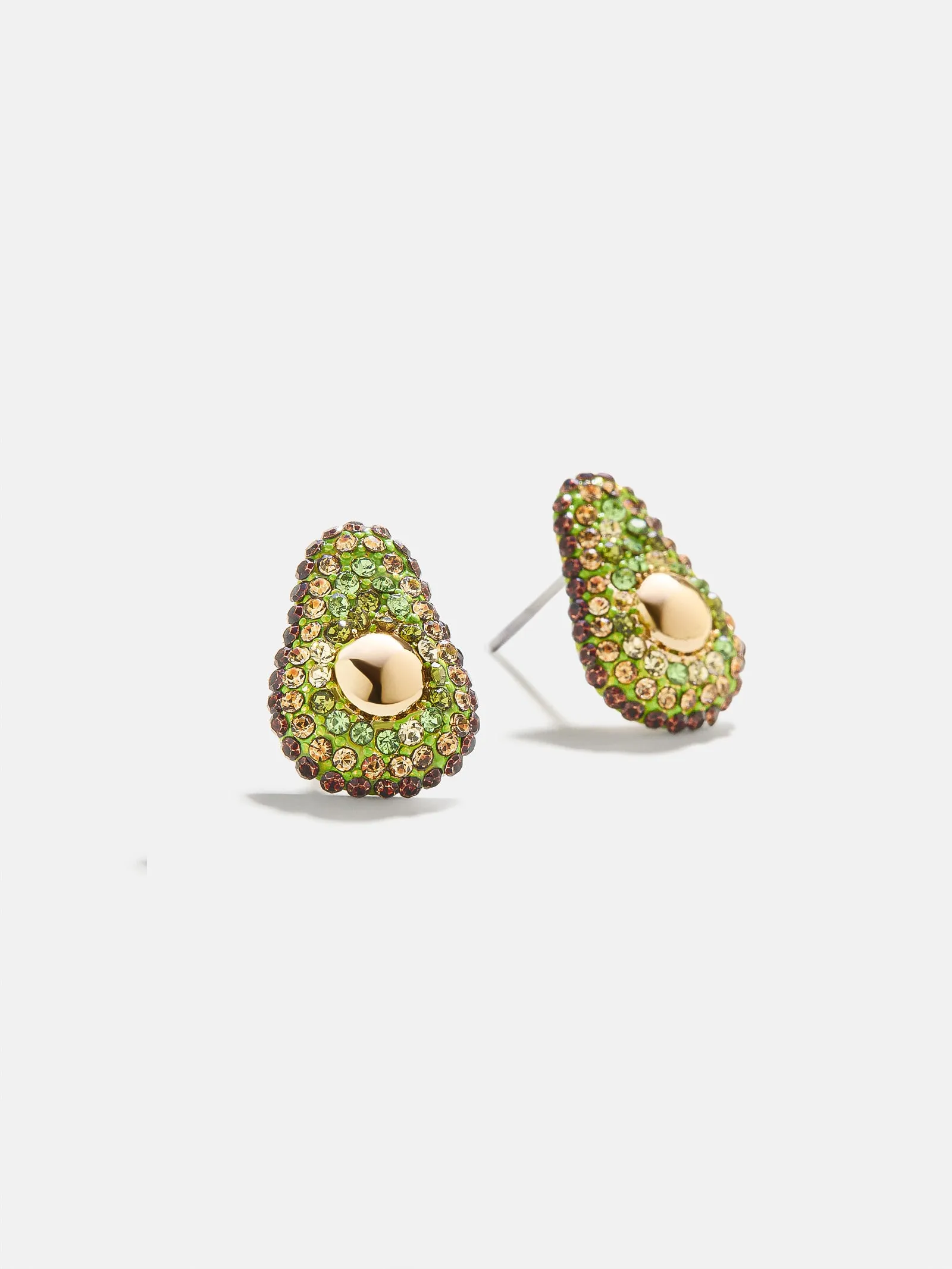 Guac the World Earrings - Avocado Stud Earrings sold by BaubleBar