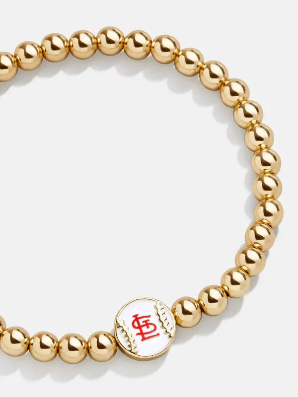 MLB Gold Pisa Bracelet - St. Louis Cardinals sold by BaubleBar