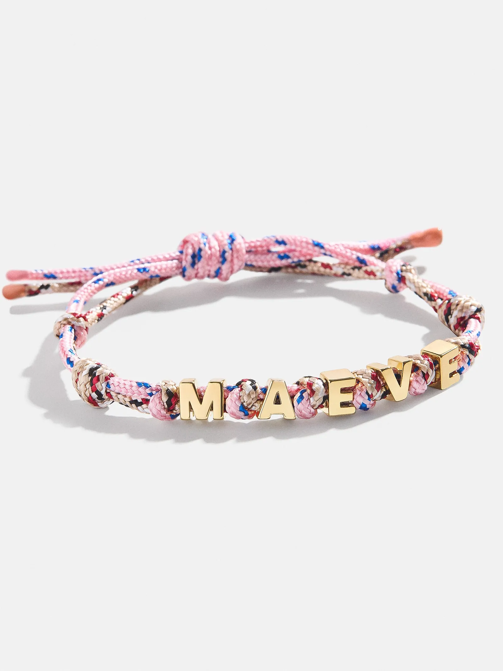 Paracord Waterproof Custom Nameplate Bracelet - Pink Watermelon sold by BaubleBar