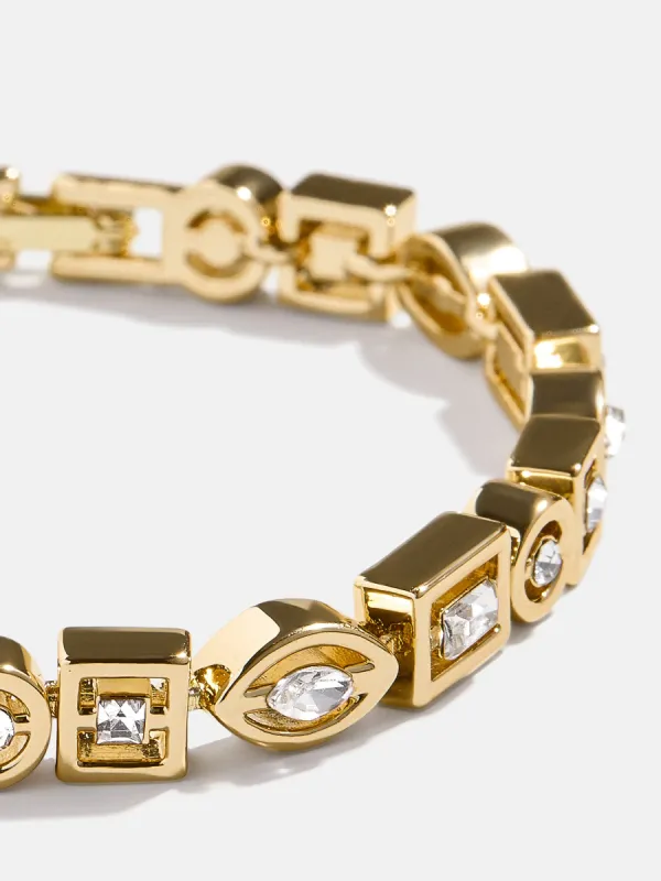 Joyce Bracelet - Gold/Pavé sold by BaubleBar