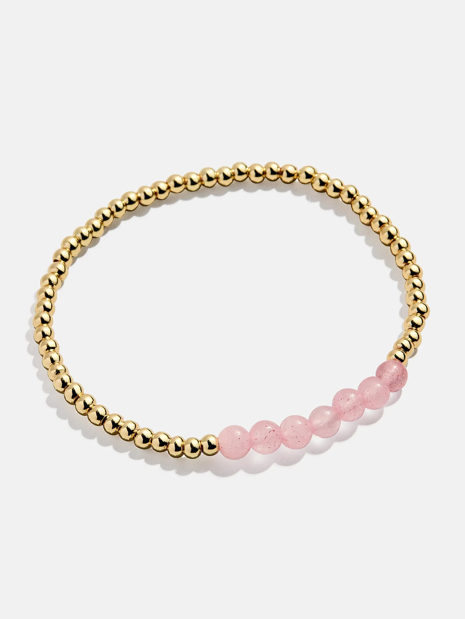 Angelica Semi-Precious Bracelet - Rose Quartz sold by BaubleBar product image thumbnail 3