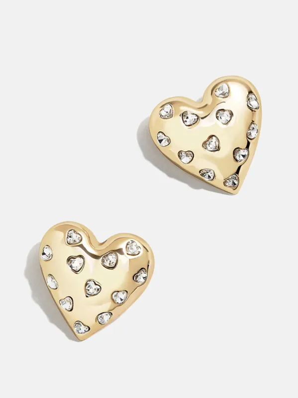 Melina Earrings - Gold/Pavé sold by BaubleBar