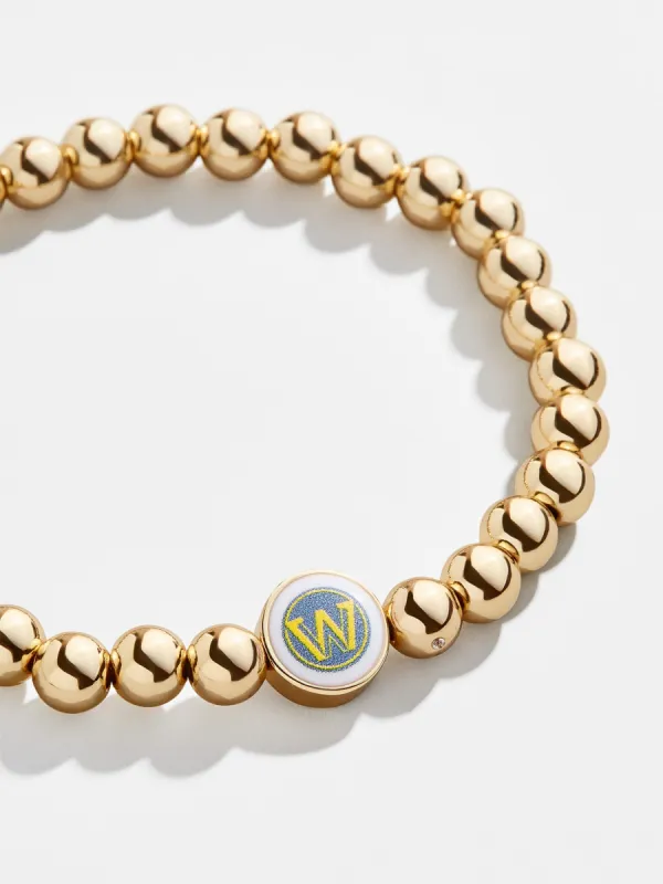Golden State Warriors Gold Pisa Bracelet - Golden State Warriors sold by BaubleBar