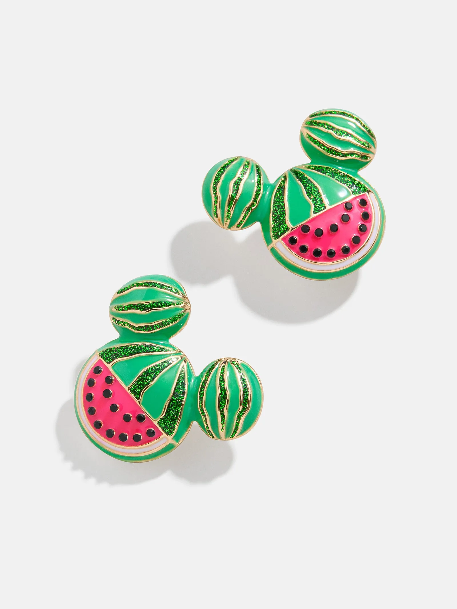 Mickey Mouse Disney Watermelon Earrings - Pink sold by BaubleBar
