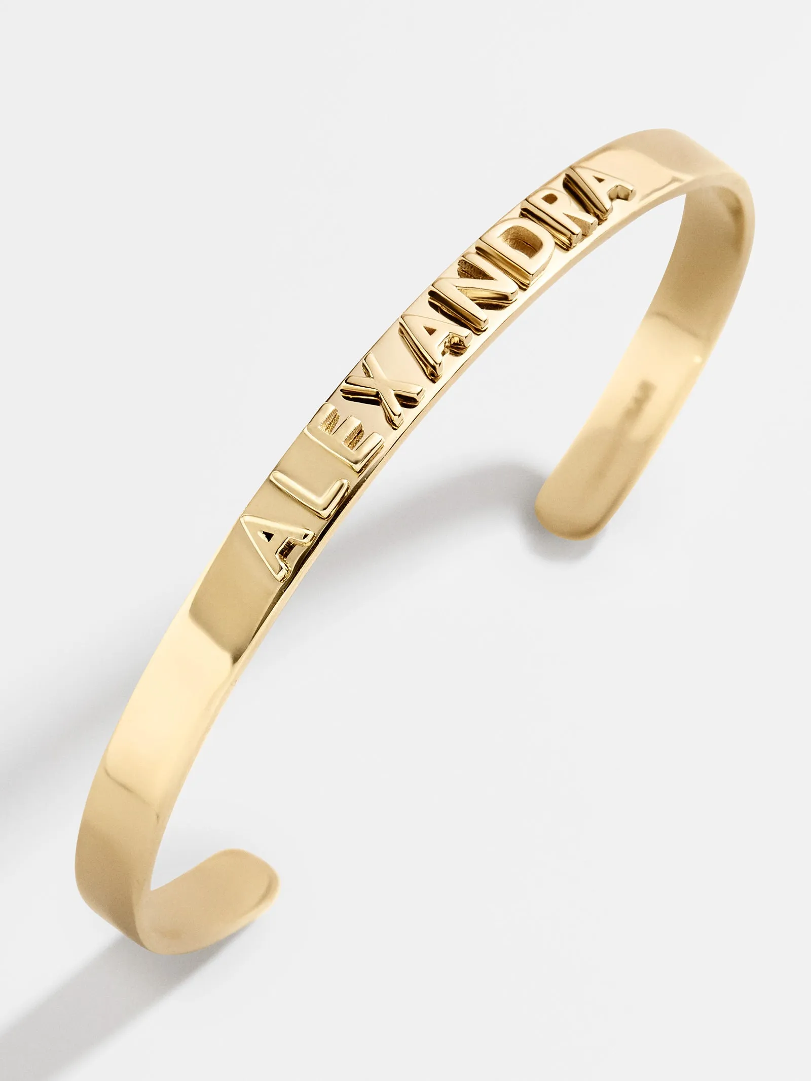 18K Gold Custom Cuff Bracelet sold by BaubleBar product image thumbnail 4