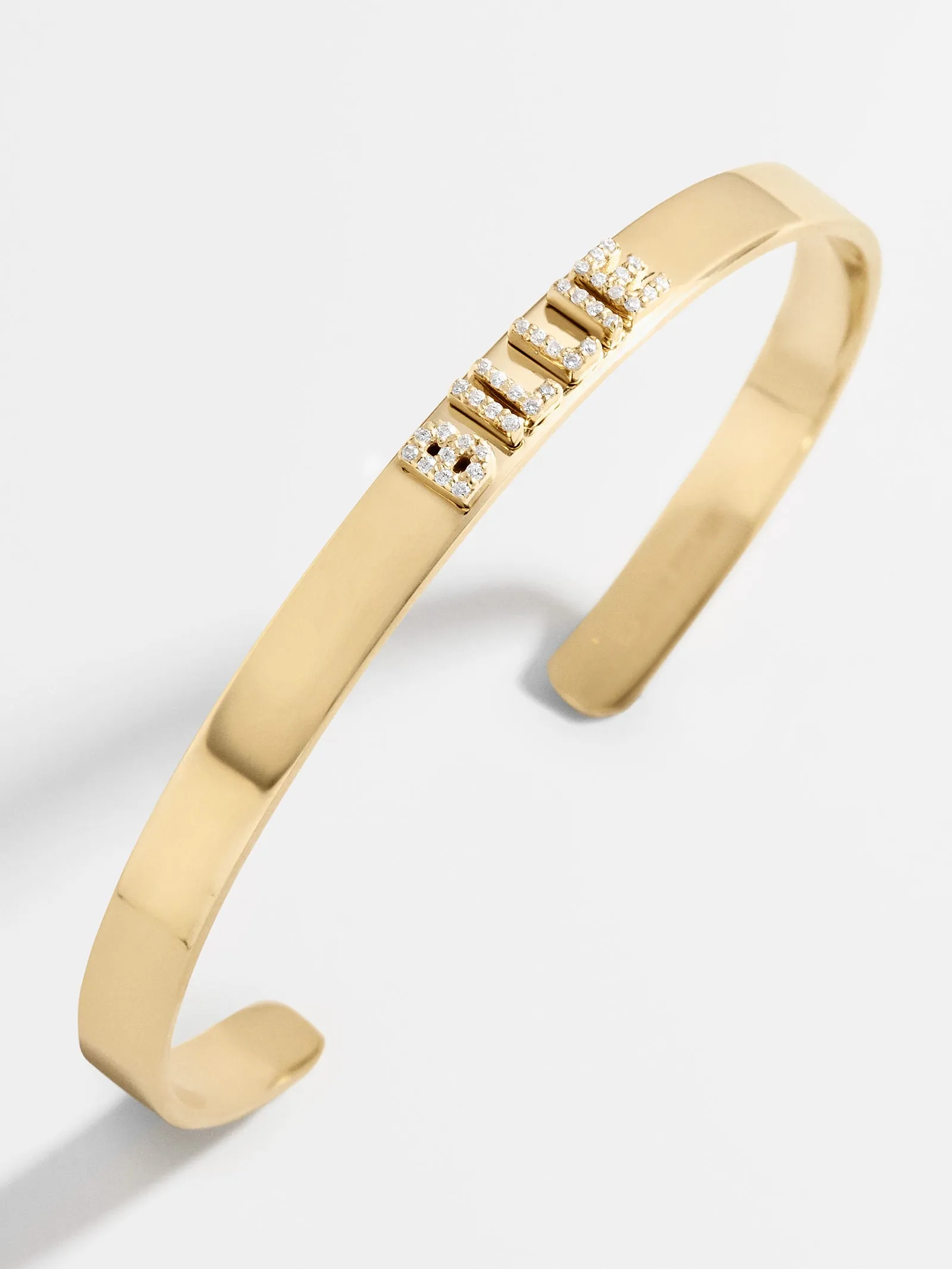 18K Gold Custom Cuff Bracelet sold by BaubleBar product image thumbnail 3