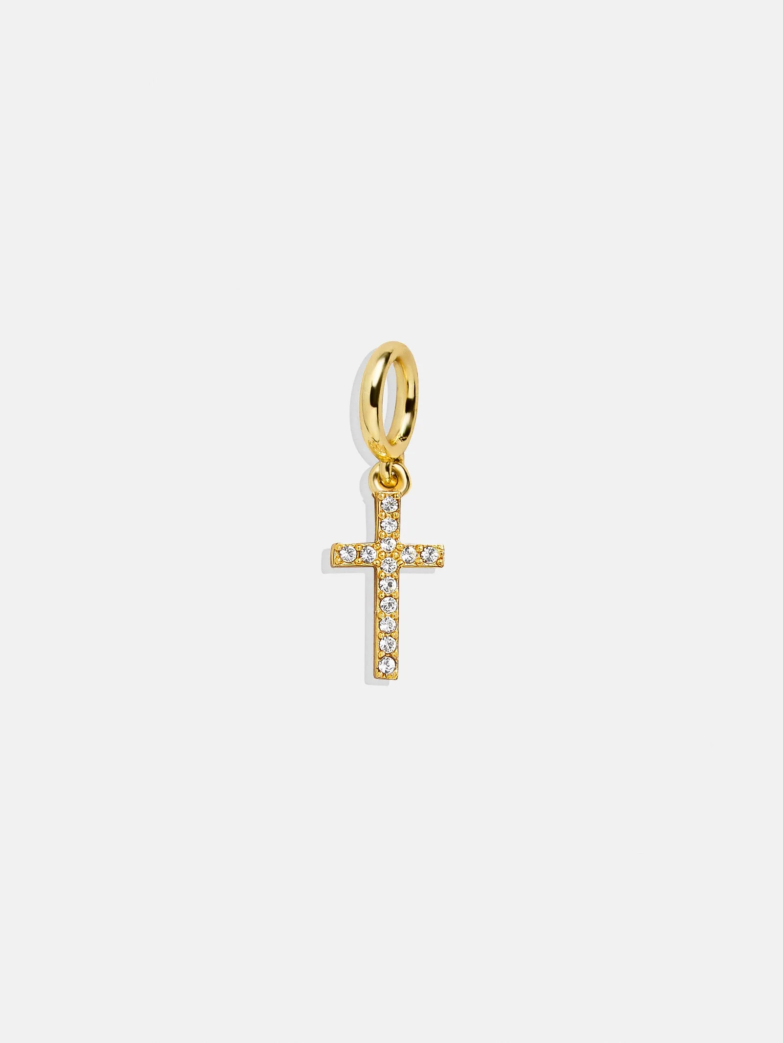 Faith Cluster Charm - Pave Cross sold by BaubleBar
