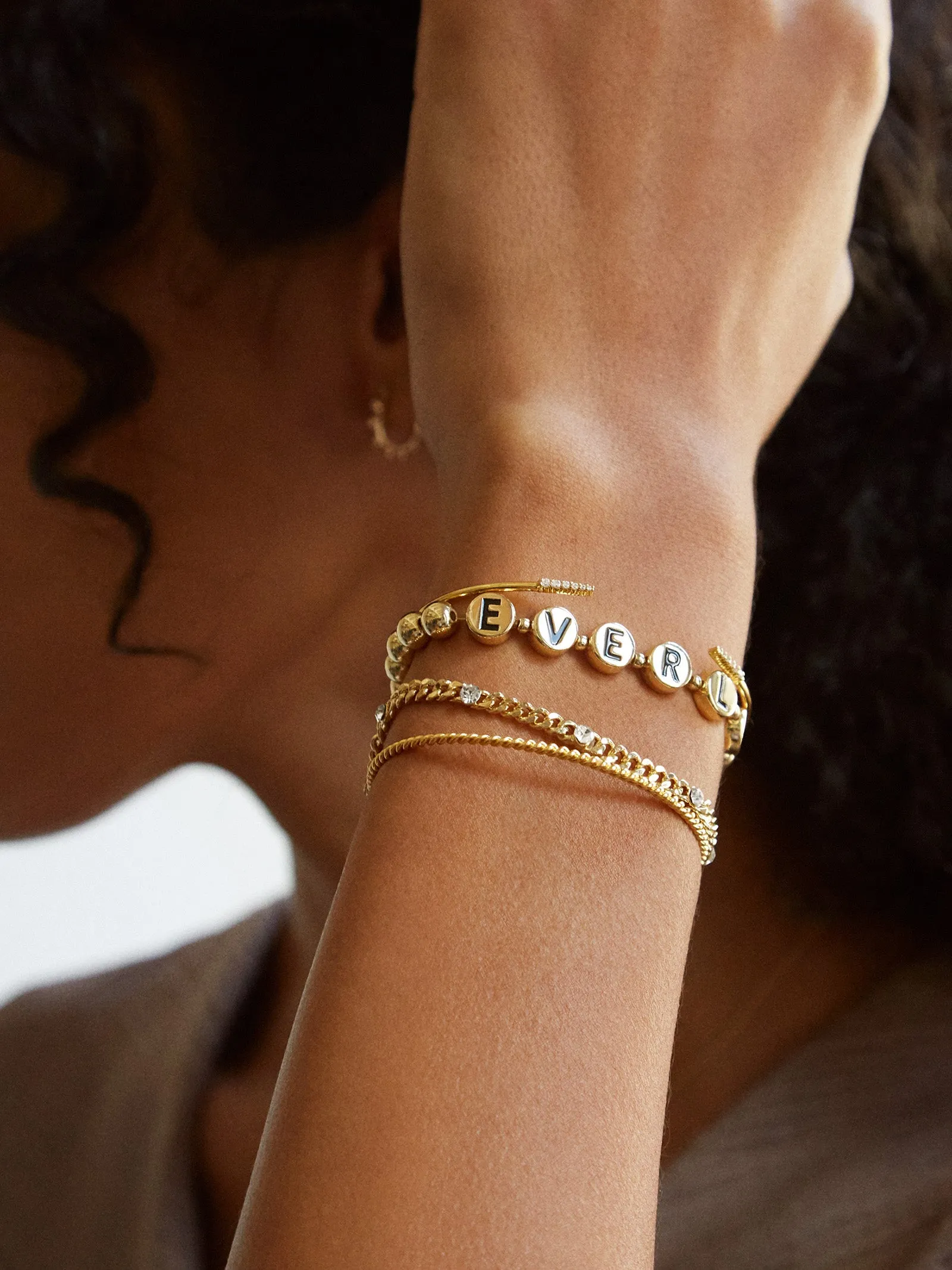 Disc Pisa Custom Bracelet - Black sold by BaubleBar product image thumbnail 2