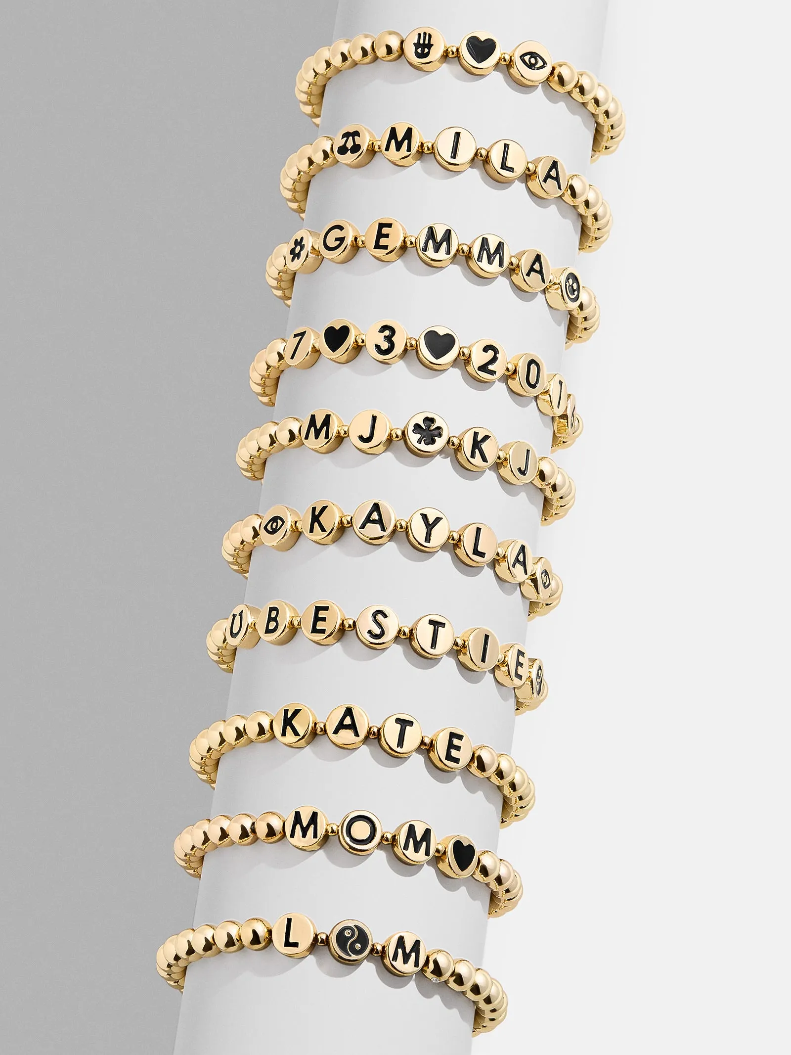 Disc Pisa Custom Bracelet - Black sold by BaubleBar product image thumbnail 3