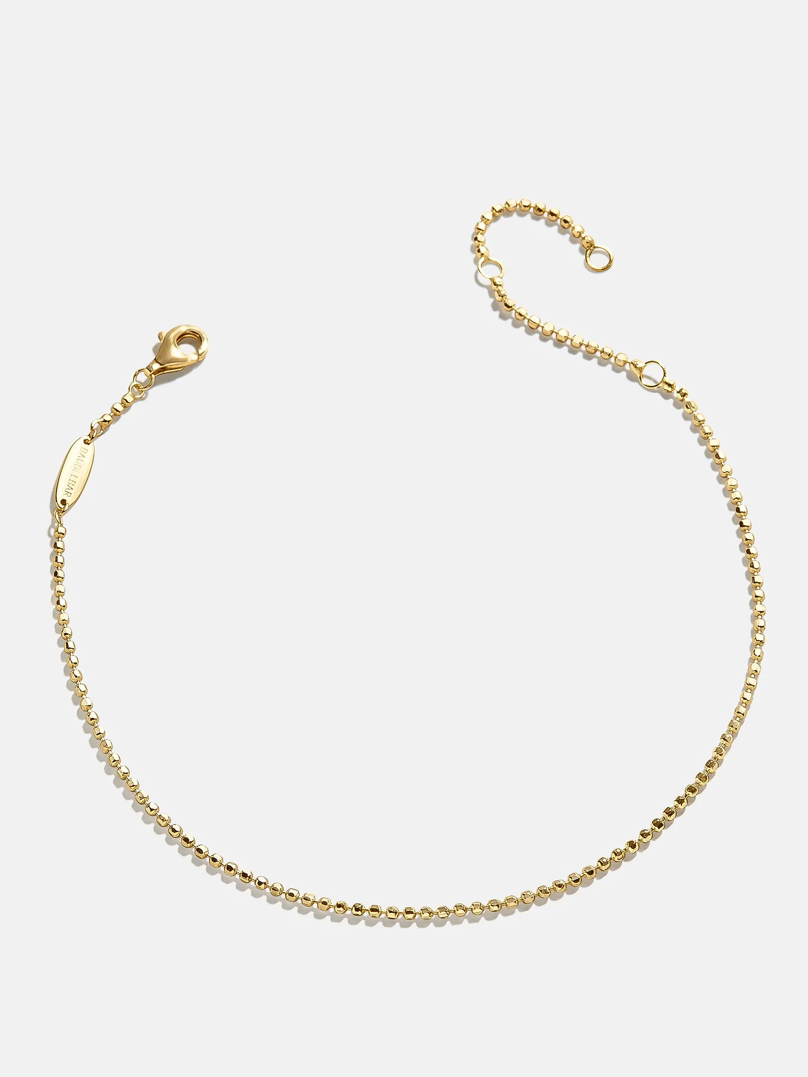 Stephanie 18K Gold Anklet - Gold sold by BaubleBar product image thumbnail 3