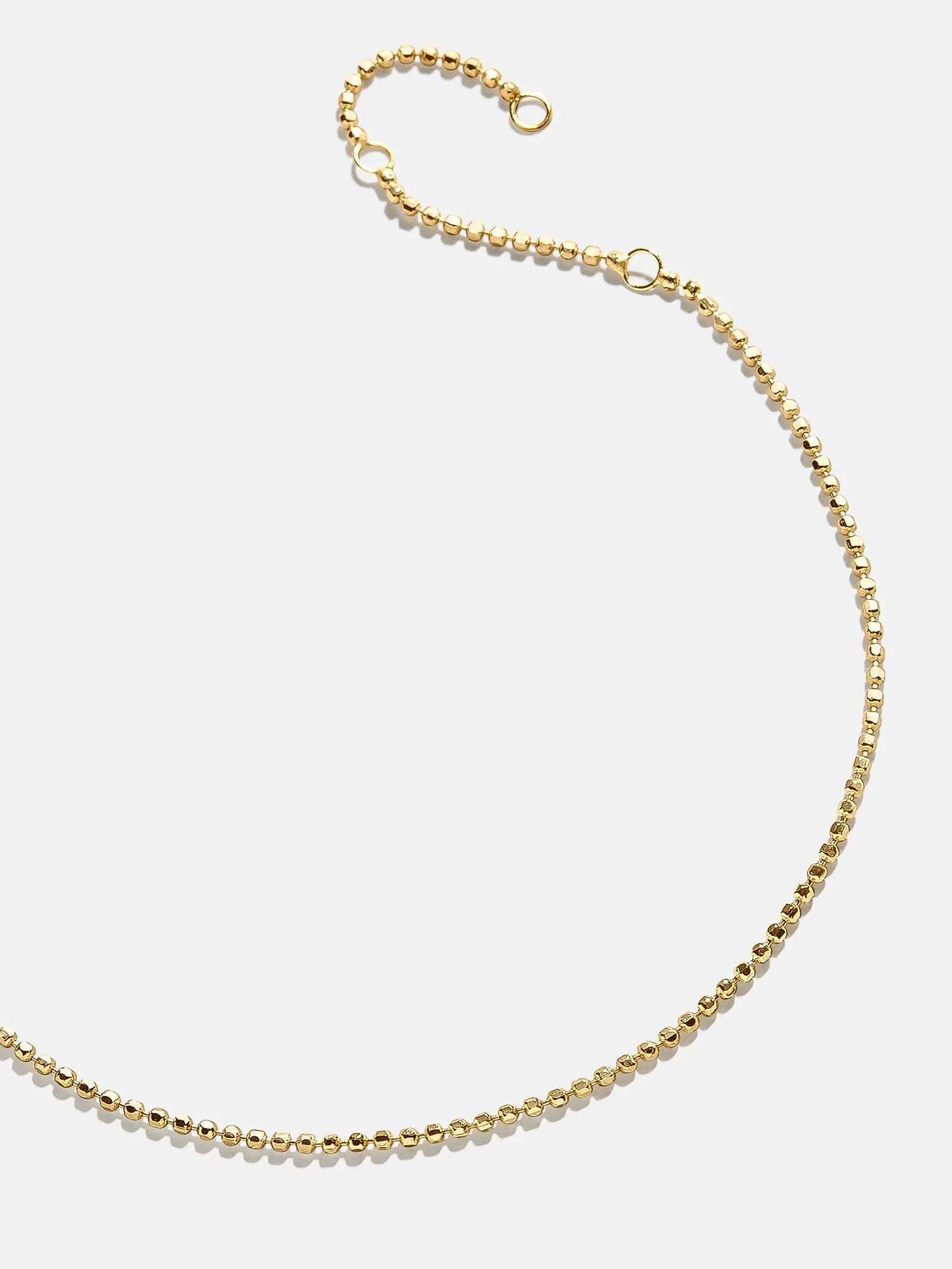 Stephanie 18K Gold Anklet - Gold sold by BaubleBar