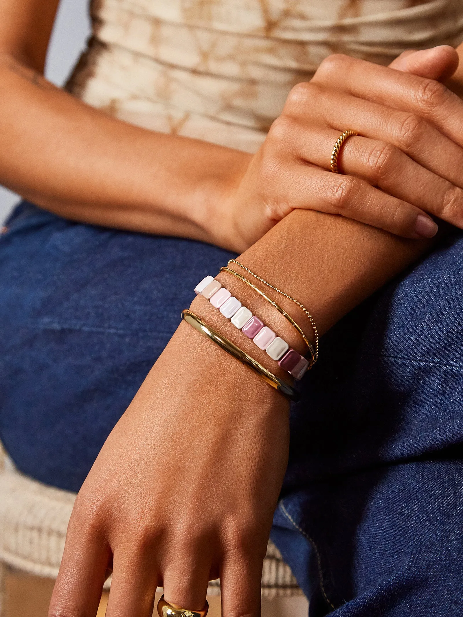 Gabrielle Bracelet - Neutral sold by BaubleBar product image thumbnail 2