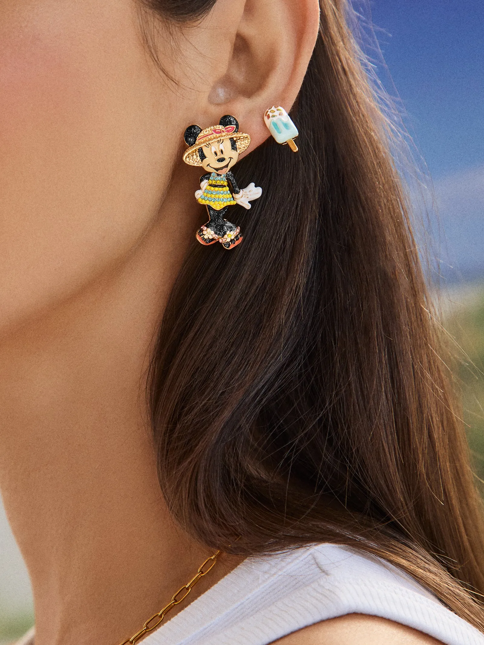 Minnie Mouse Disney Beach Day Earrings - Multi sold by BaubleBar product image thumbnail 2