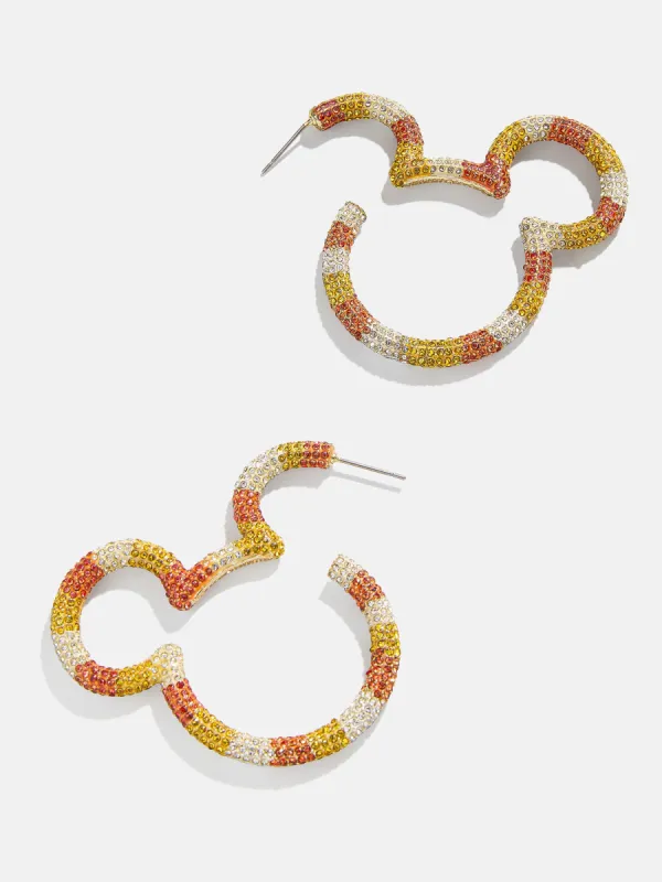 Mickey Mouse Disney Spooky Outline Earrings - Orange sold by BaubleBar