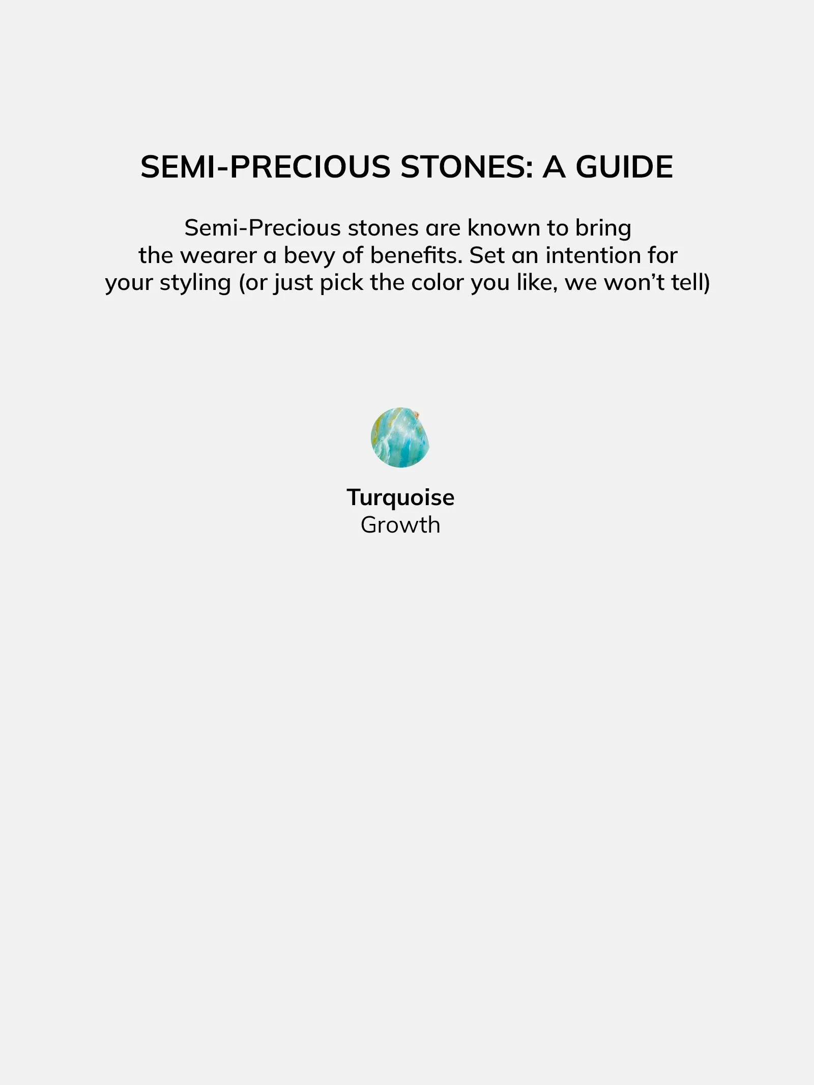 Valentina Semi-Precious Necklace - Turquoise sold by BaubleBar product image thumbnail 4